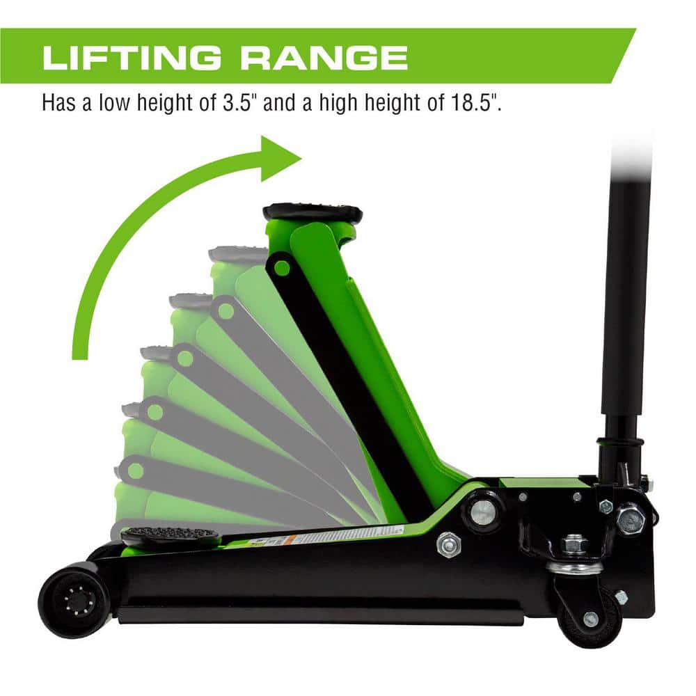 2 Ton Low Profile Floor Jack - Hercitys