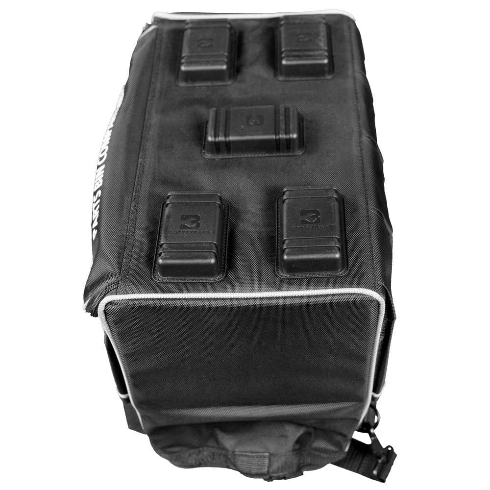 16 in. Large Mouth Tool Bag with Integrated Parts Bin Compartment - Hercitys