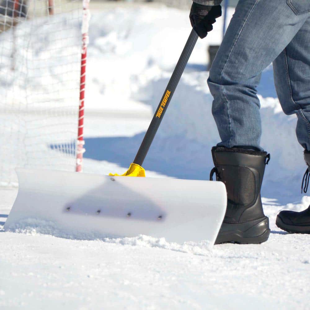 30 in. Industrial Grade Snow Pusher with Versa Grip - Hercitys