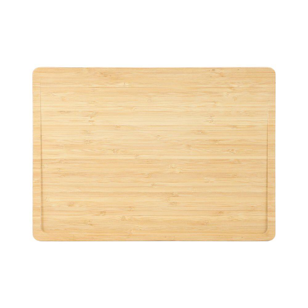 3-Piece Bamboo Cutting, Prep and Serving Boards with Slanted Juice Groove - Hercitys