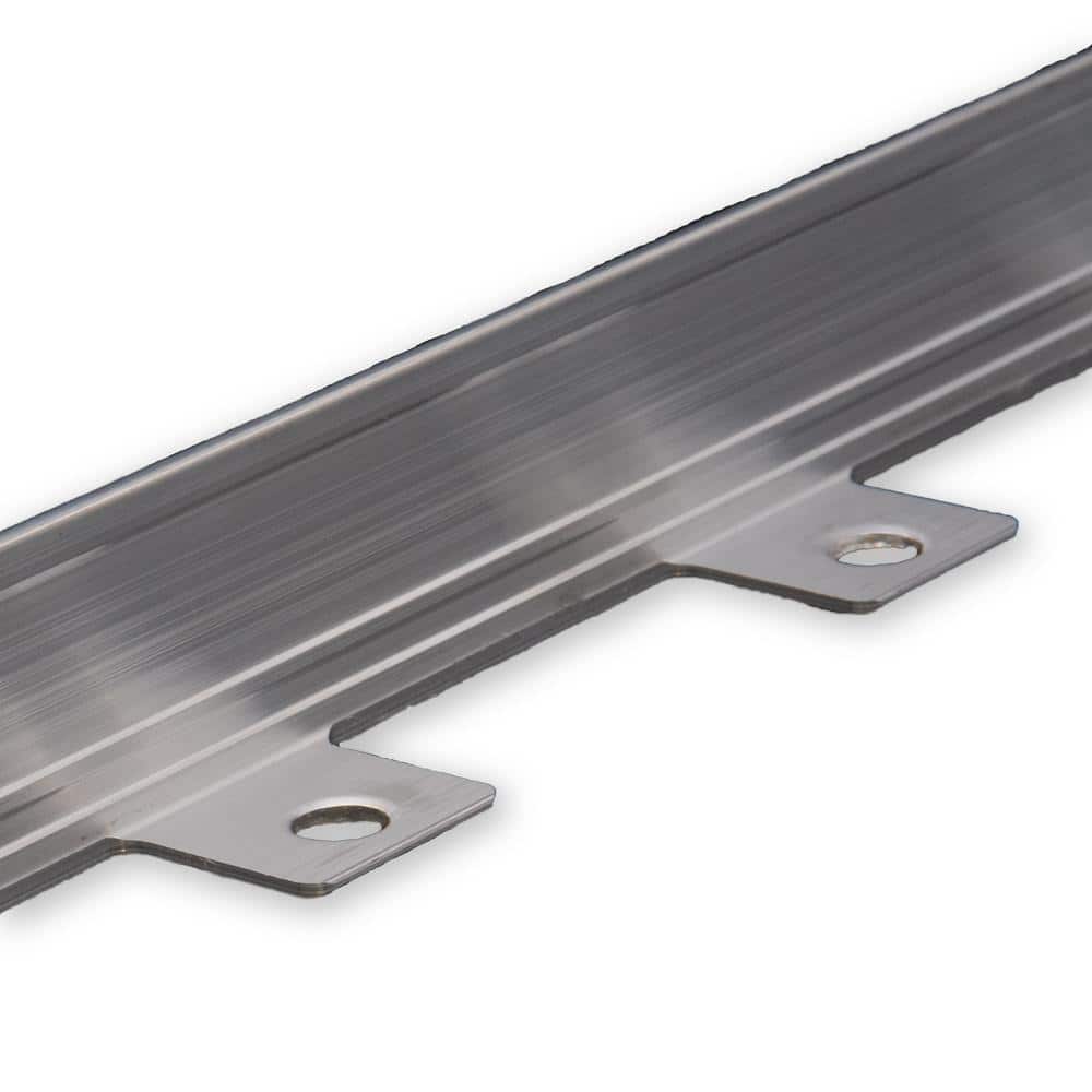 40 ft. L x 1.24 W x 1.74 in. H Aluminum Mill No-Dig Landscape and Paver Edging - Hercitys