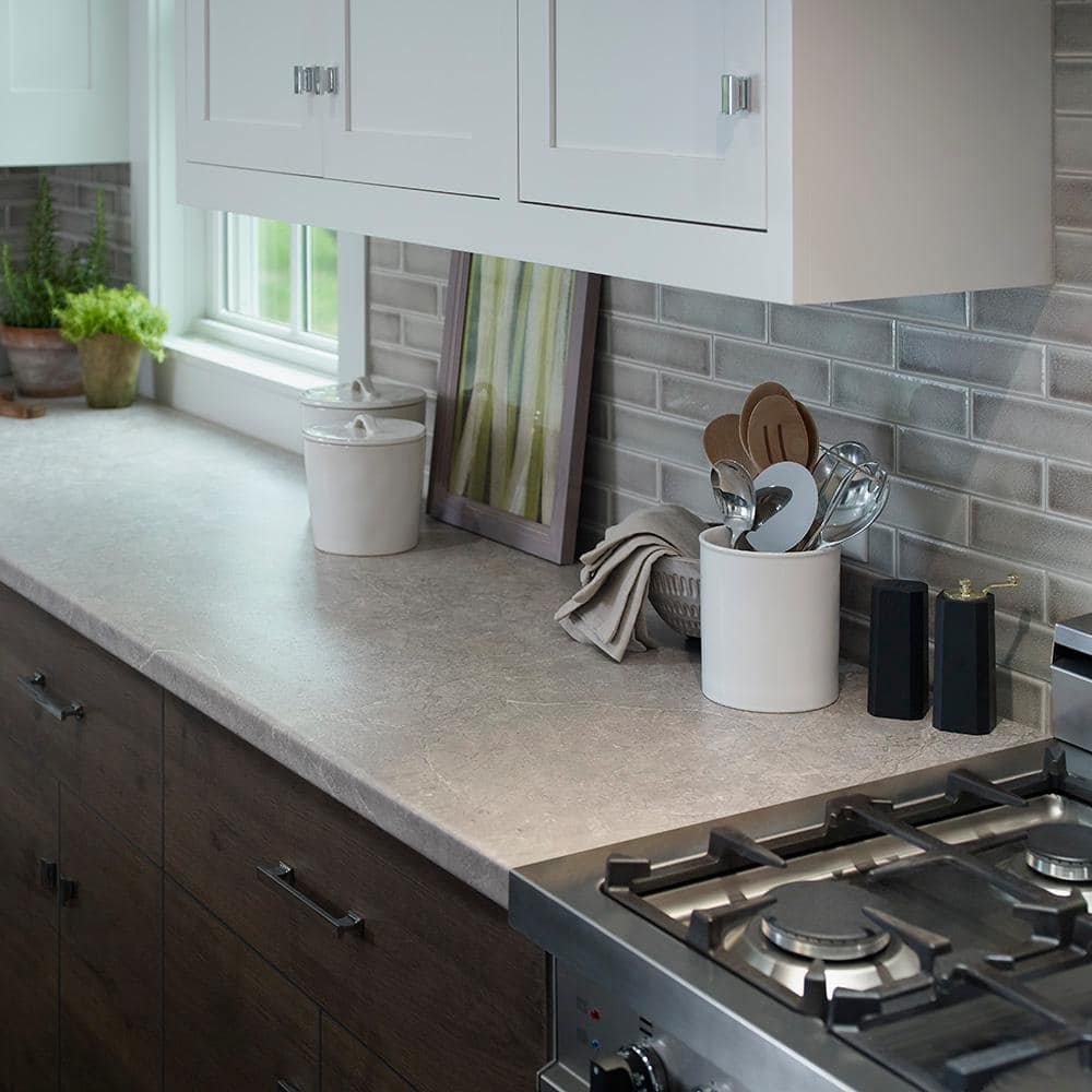 4 ft. x 8 ft. Laminate Sheet in Planked Coffee Oak with Matte Finish - Hercitys