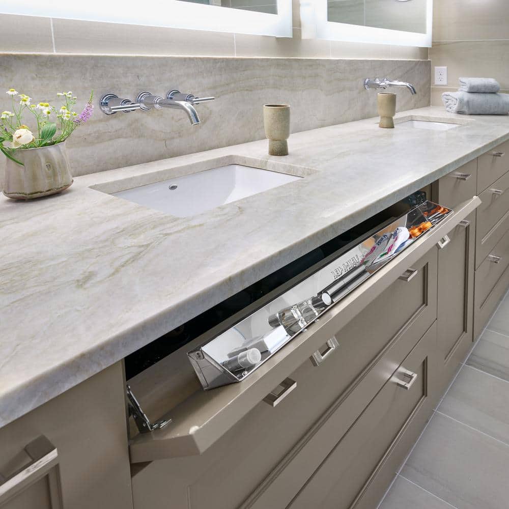 25″ Tip Out Tray w/Soft Close for Sink Base Cabinet - Hercitys