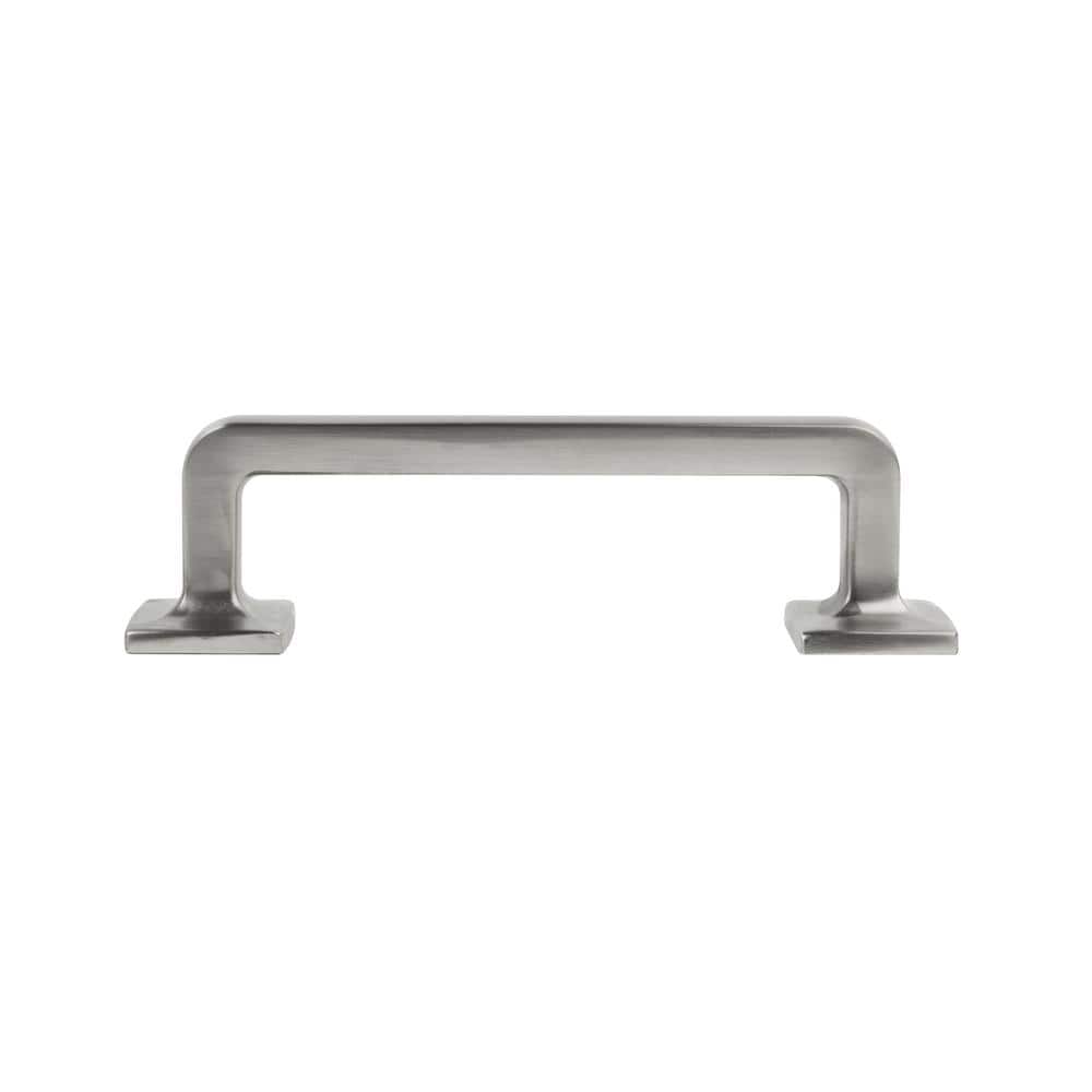 10-Pack Boise 3-1/2 in. (89 mm) Center-to-Center Traditional Satin Nickel Bar Drawer Pull - Hercitys