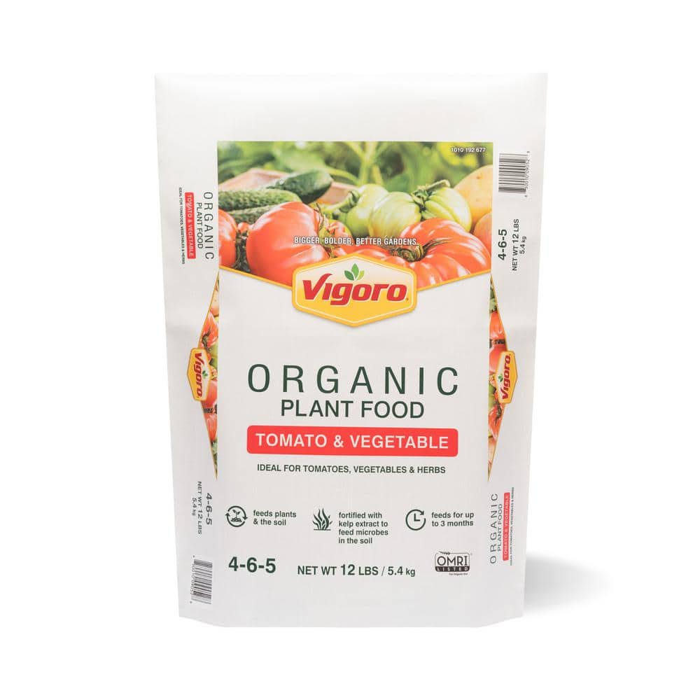 12 lb. Organic Tomato and Vegetable Plant Food 4-6-5 - Hercitys