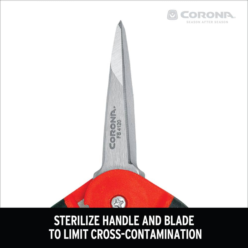 2.25 in. Stainless Steel Blade with Soft Touch Grip Hydroponic Micro Snips - Hercitys