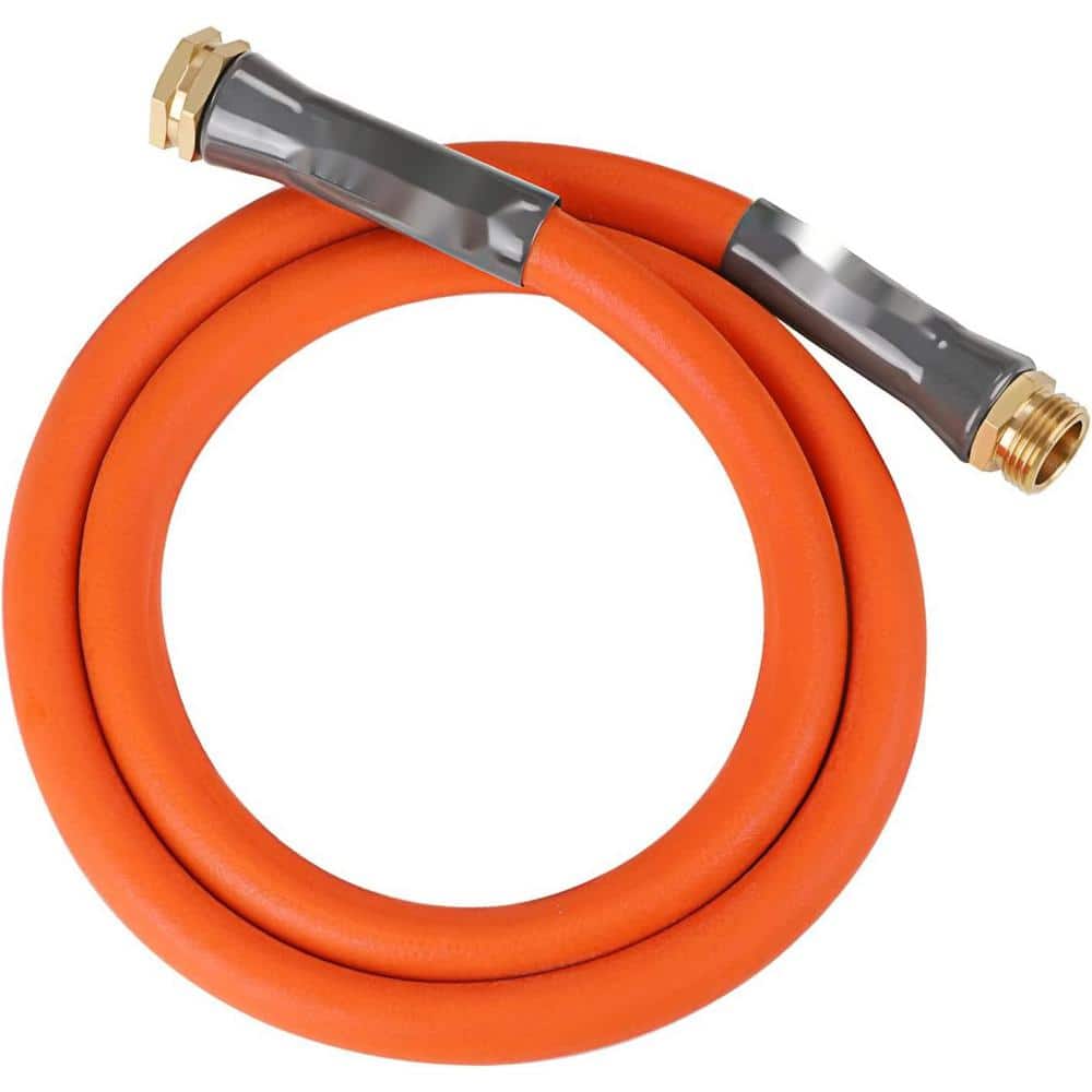 5/8 in. x 5 ft. Heavy-Duty Short Garden Hose, Super Flexible Leader hose, All-Weather, Light-Weight - Hercitys