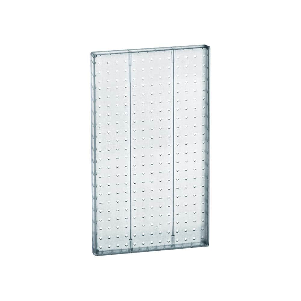 22 in. H x 13.5 in. W Clear Styrene Pegboard (2 -Piece per Box) - Hercitys