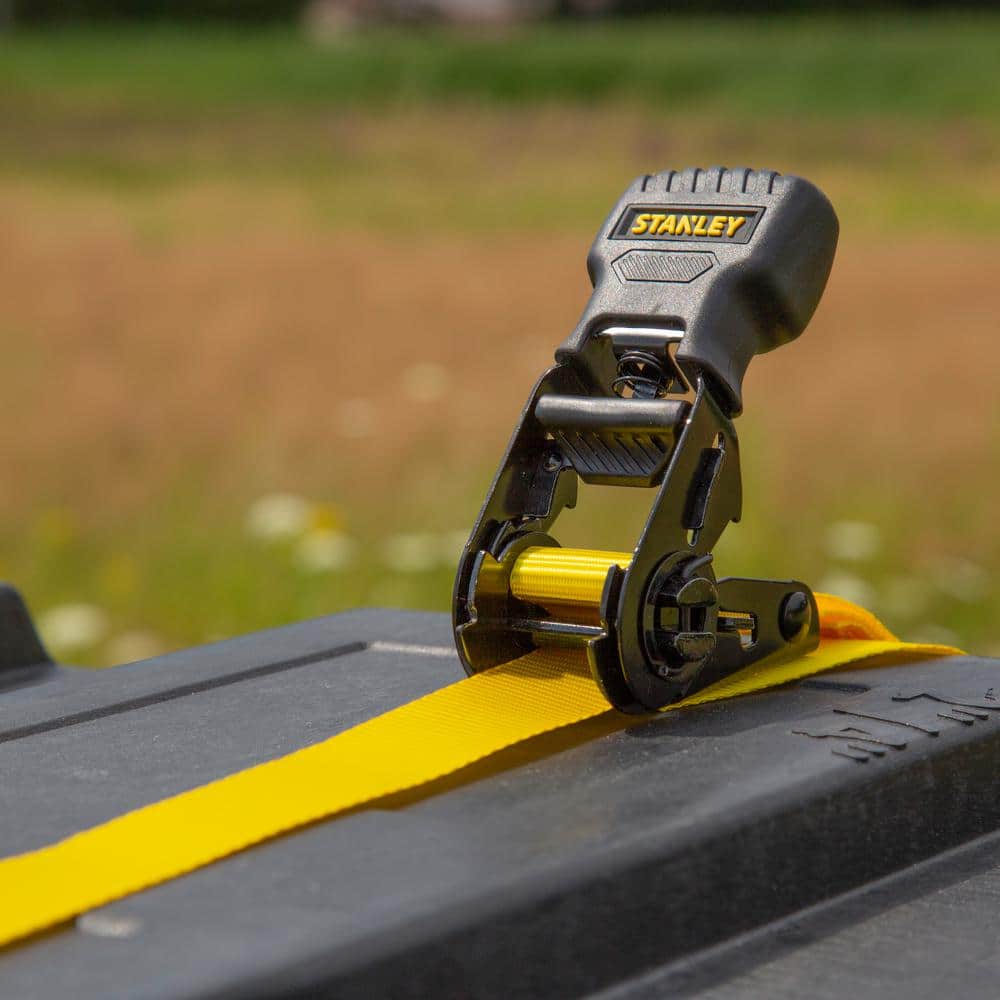 1 in. x 12 ft. / 1500 lbs. Break Strength Ratchet Straps (2-Pack) - Hercitys