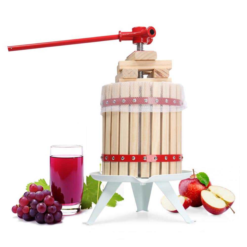 4.75 Gallon Wood Fruit Wine Press - Hercitys