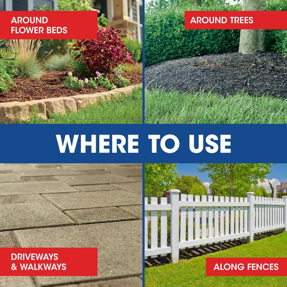 16 fl. oz. Weed and Grass Killer Concentrate, Use in and Around Flower Beds, Walkways and Other Areas of Your Yard - Hercitys