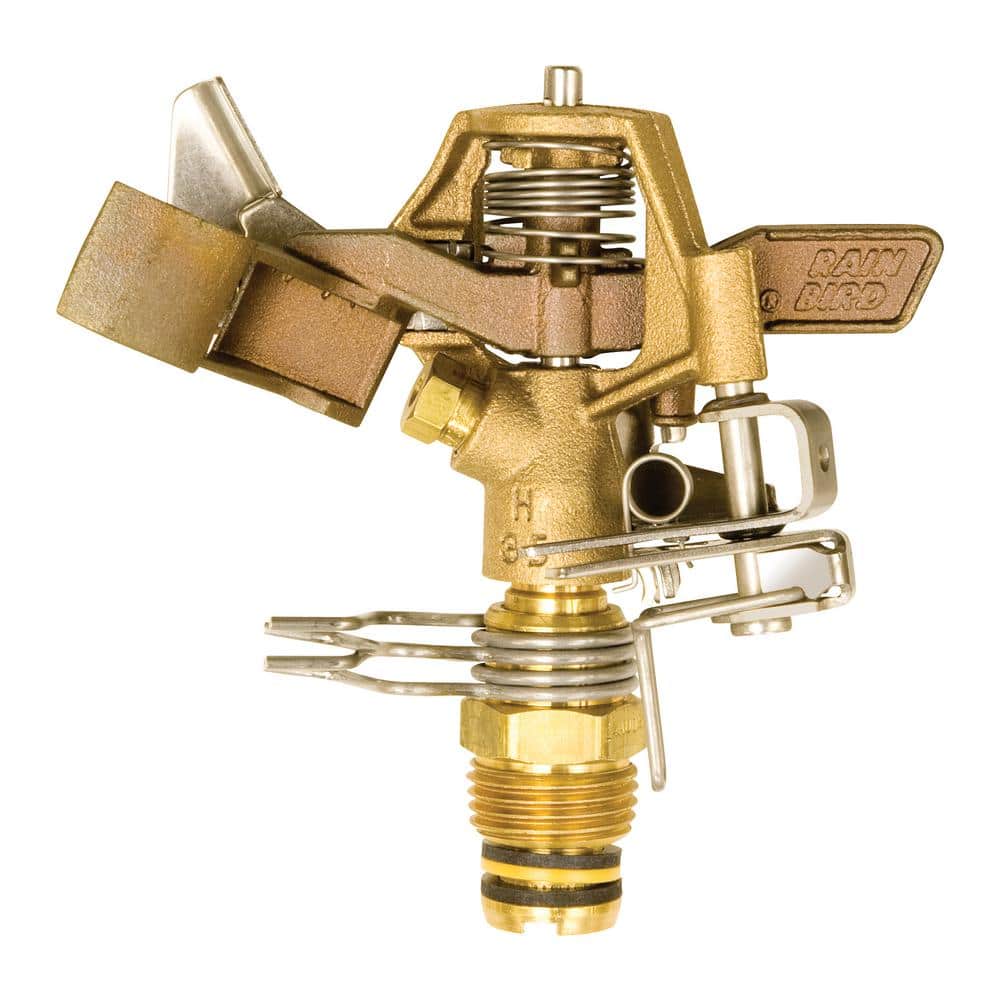 25PJDAC Riser-Mounted Brass Impact Sprinkler, Adjustable 20-41 ft. - Hercitys