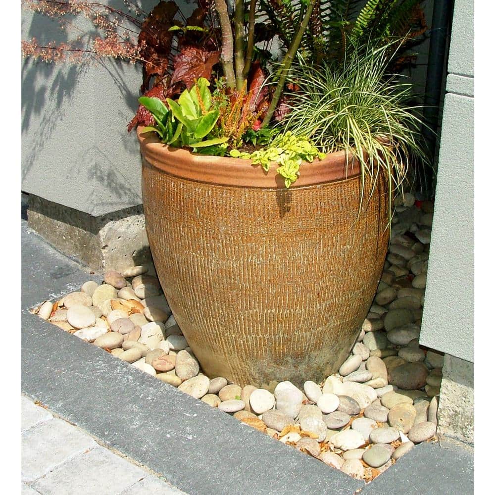 0.50 cu. ft. 40 lbs. 1 in. to 3 in. Medium Buff Mexican Beach Pebble - Hercitys