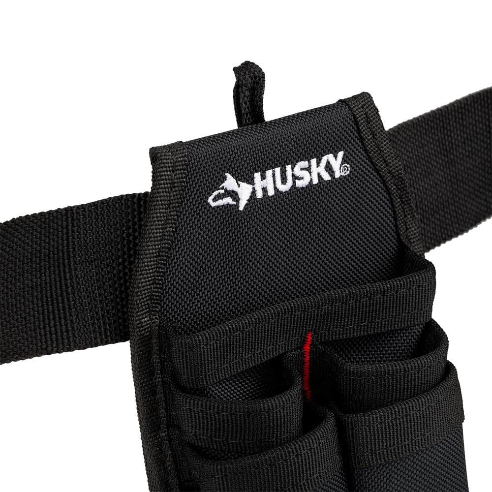 2 in. Quick Release Work Tool Belt with 5.5 in. 4-Barrel Tool Belt Pouch - Hercitys