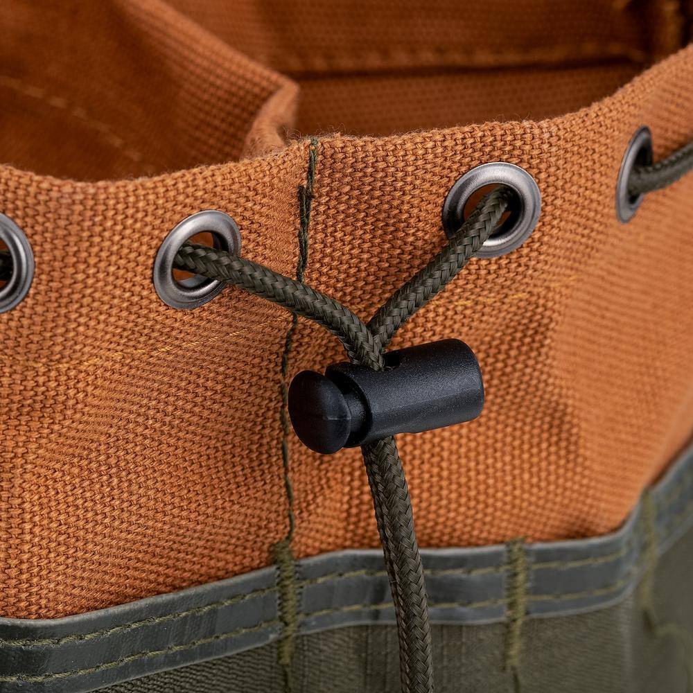 10 in. Parachute Parts Tool Bag in Brown - Hercitys