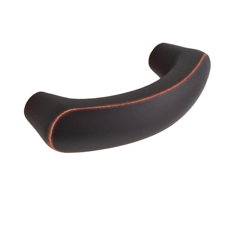 10-Pack Selma 2 in. (51 mm) Center-to-Center Modern Oil Rubbed Bronze Arched Drawer Pull - Hercitys