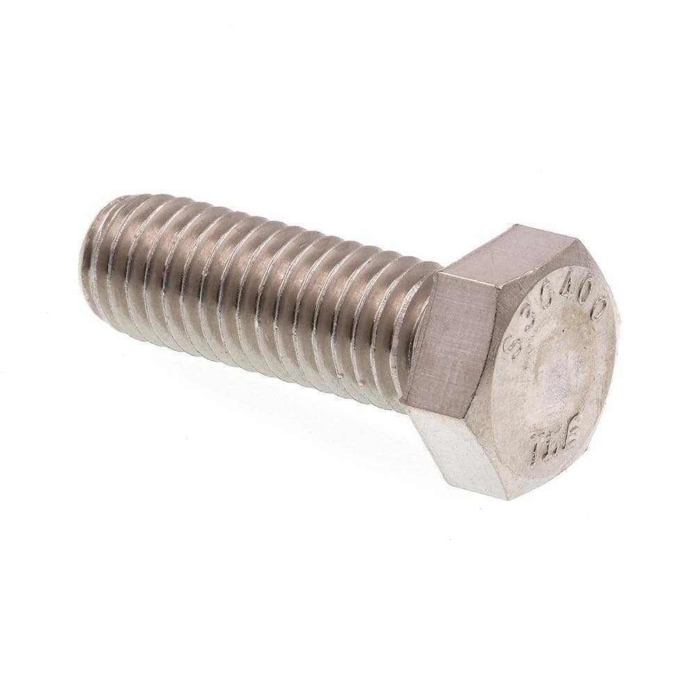 1/2 in.-13 x 1-1/2 in. Grade 304 Stainless Steel Hex Bolts (25-Pack) - Hercitys