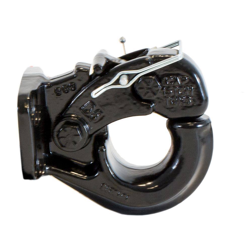 15 Ton Pintle Hook Hitch Bar Mount Kit 6.44 in. Length Fits 2 in. – 3 in. Lunette Eyes - Hercitys