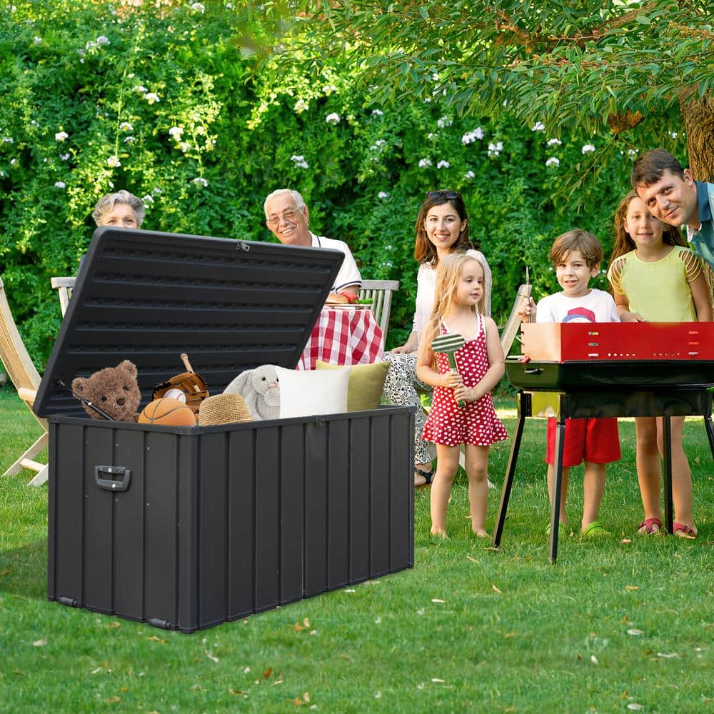 120 Gal. Louvered Deck Box - Hercitys