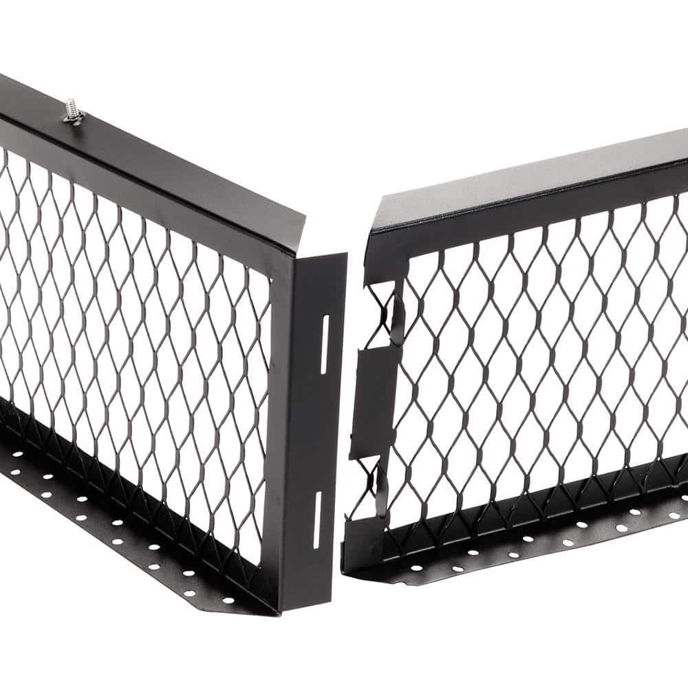 41 in. x 17 in. x 8 in. H Chimney Cap in Black Galvanized Steel - Hercitys