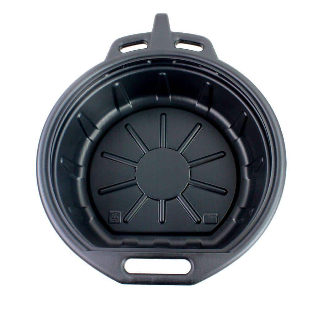 4.5 Gal. Black Portable Antifreeze and Oil Drain Pan - Hercitys
