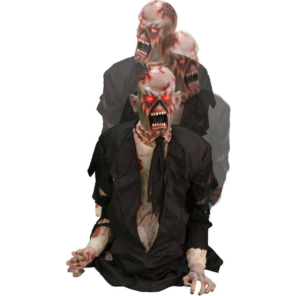 35 in. Battery Operated Halloween Animated Damien by Tekky Halloween Prop - Hercitys