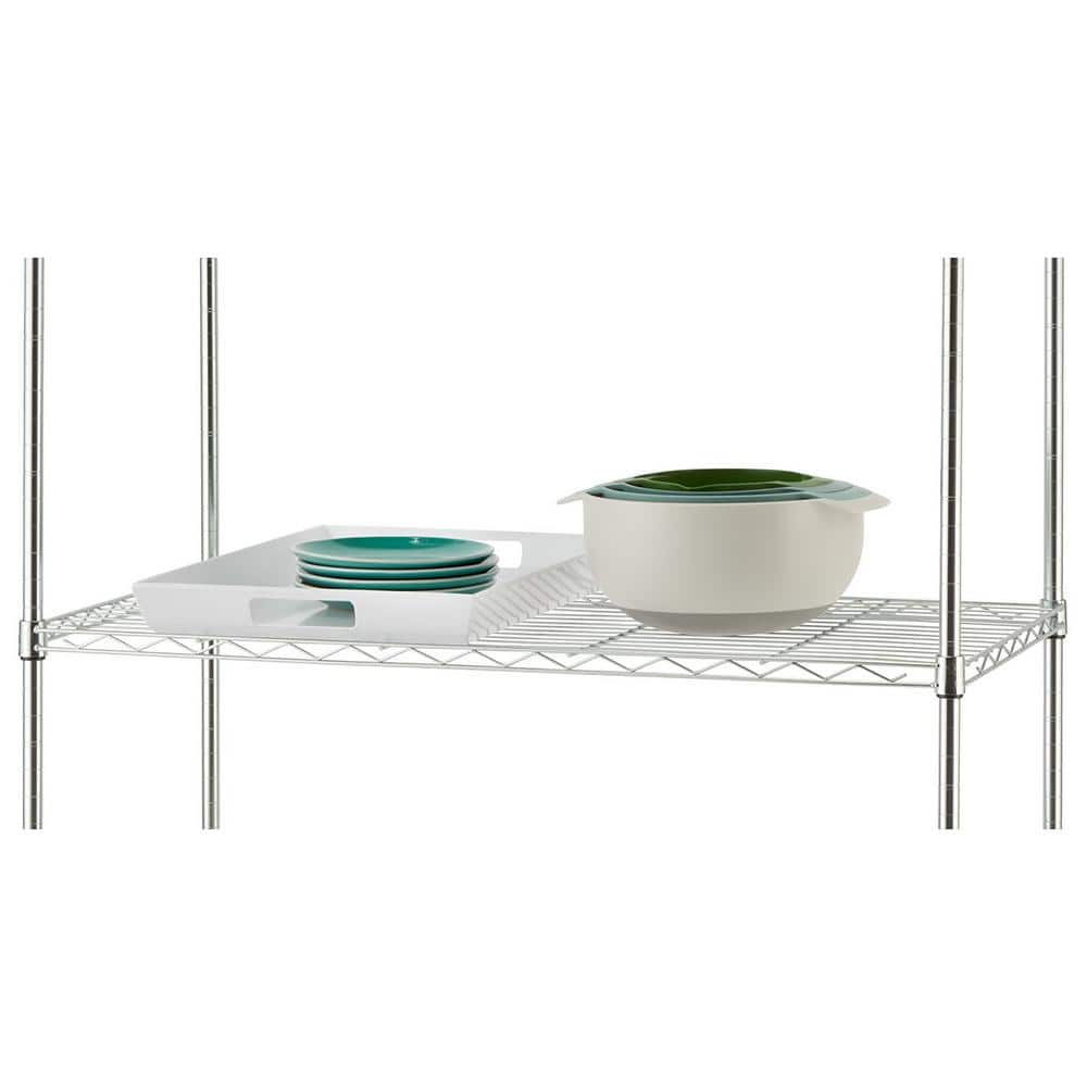36 in. W x 18 in. D Individual Chrome Color NSF Wire Shelf - Hercitys