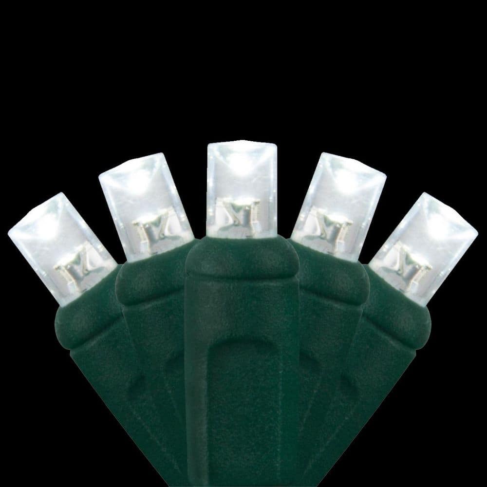 24 ft. 70-Light Wide Angle Cool White Mini LED Lights - Hercitys