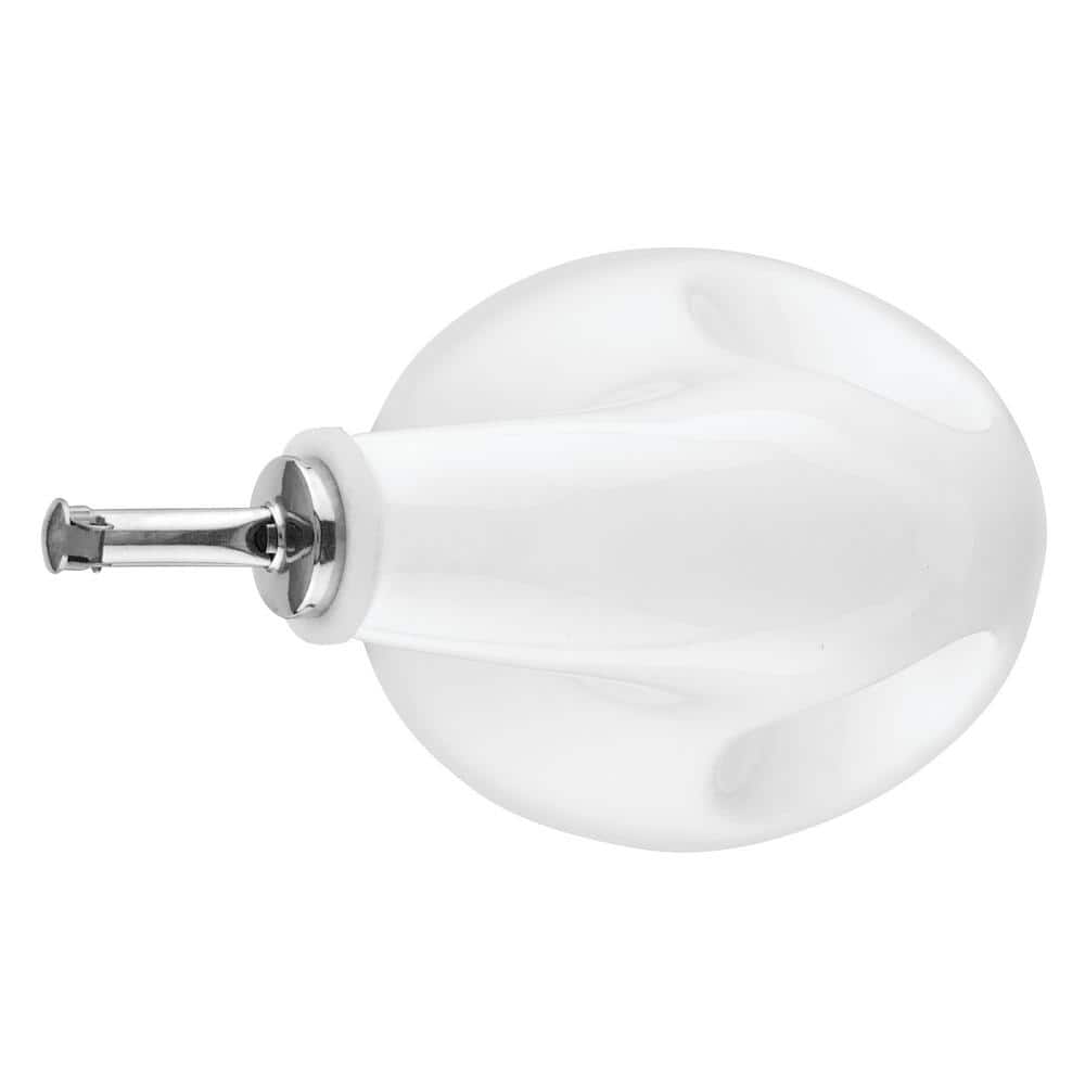 24 oz. White Ceramic EVOO Oil and Vinegar Dispensing Bottle - Hercitys