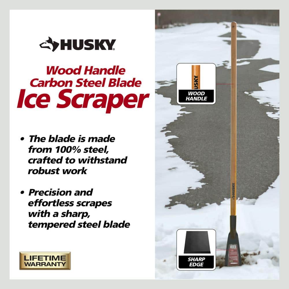51 in. Carbon Steel Blade Ice Scraper - Hercitys