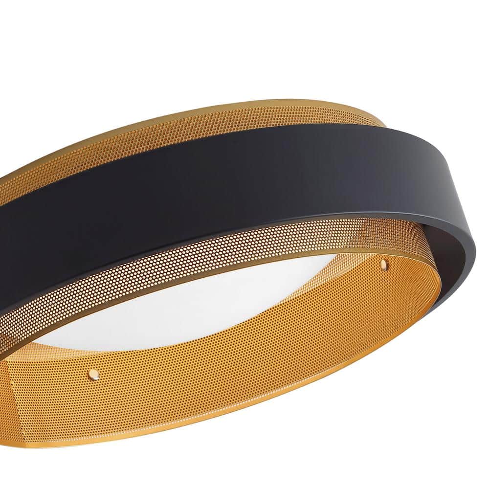 20.5 in. 1-Light Modern LED Flush Mount Ceiling Light Fixture - Hercitys