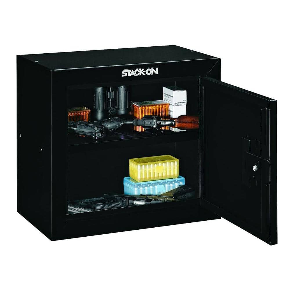 2-Gun Key Lock Handgun Ammo Security Cabinet - Hercitys