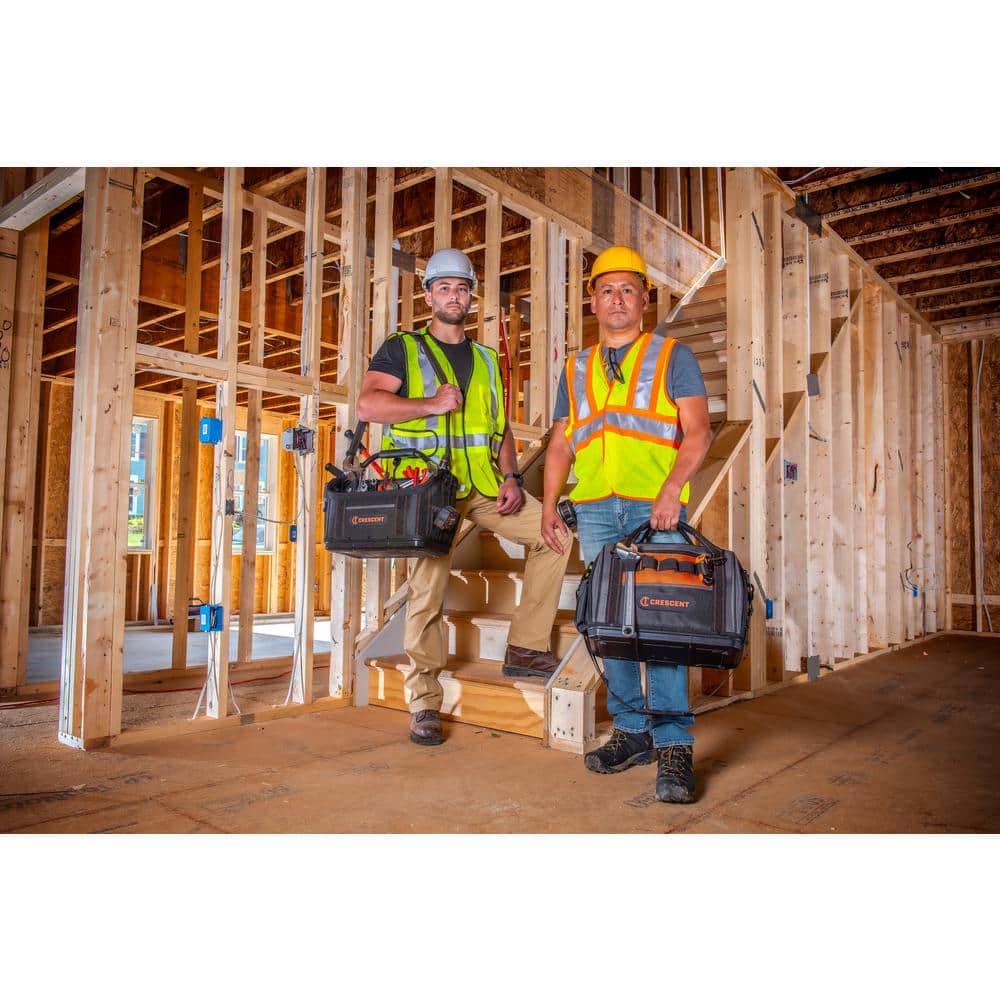 17 in. Tradesman Zipper Top Tool Bag - Hercitys