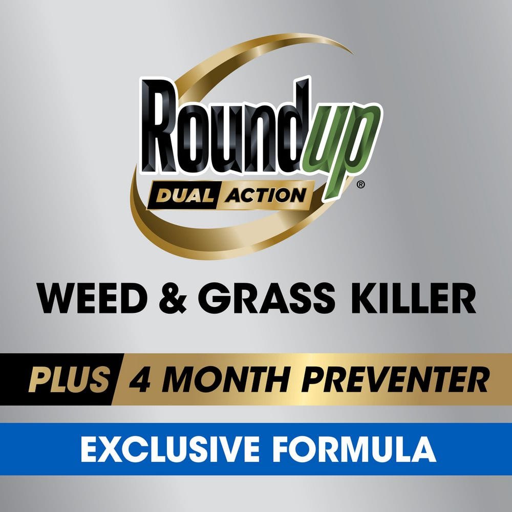 1 gal. Dual Action Weed and Grass Killer Plus 4-Month Preventer - Hercitys