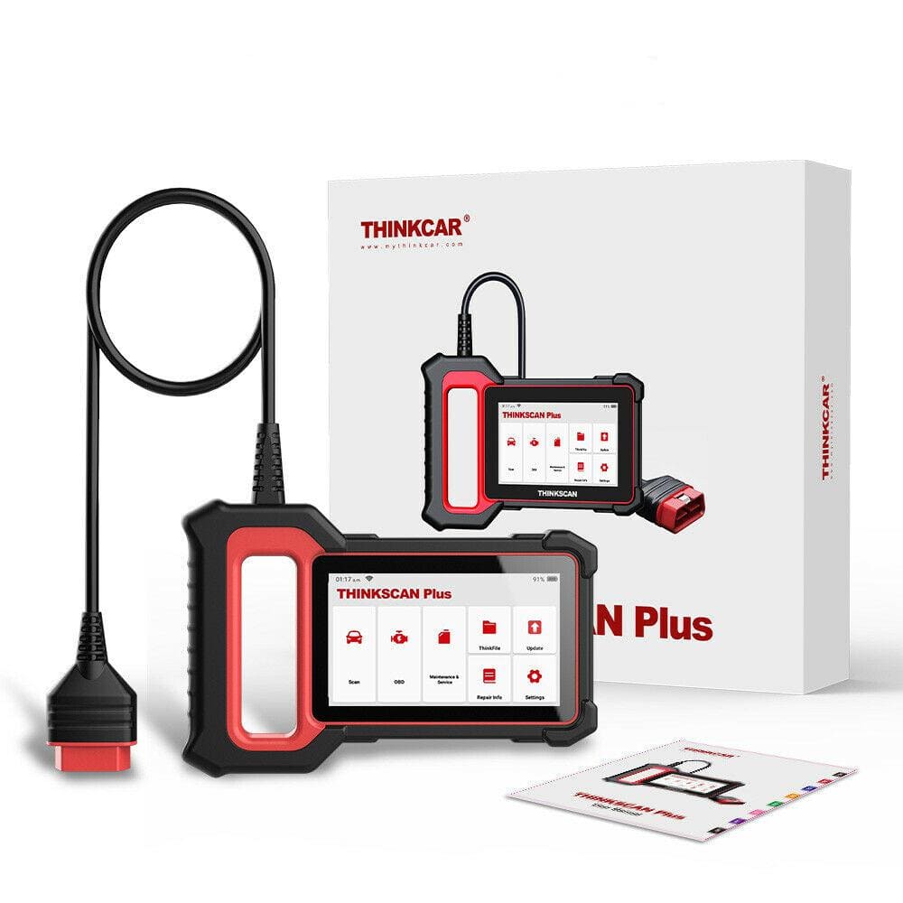5 in. OBD2 Scanner Car Code Reader Professional Tablet Vehicle Diagnostic Scan Tool THINKSCAN PLUS S2 - Hercitys