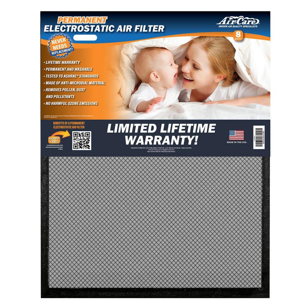 10 in. x 20 in. x 1 in. Flexible Permanent Washable Air Filter MERV 8 - Hercitys