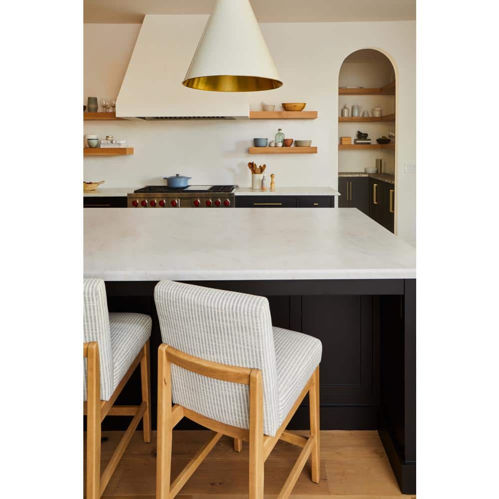 5 ft. x 12 ft. Laminate Sheet in 180fx Prosecco Quartzite with Satin Touch Finish - Hercitys