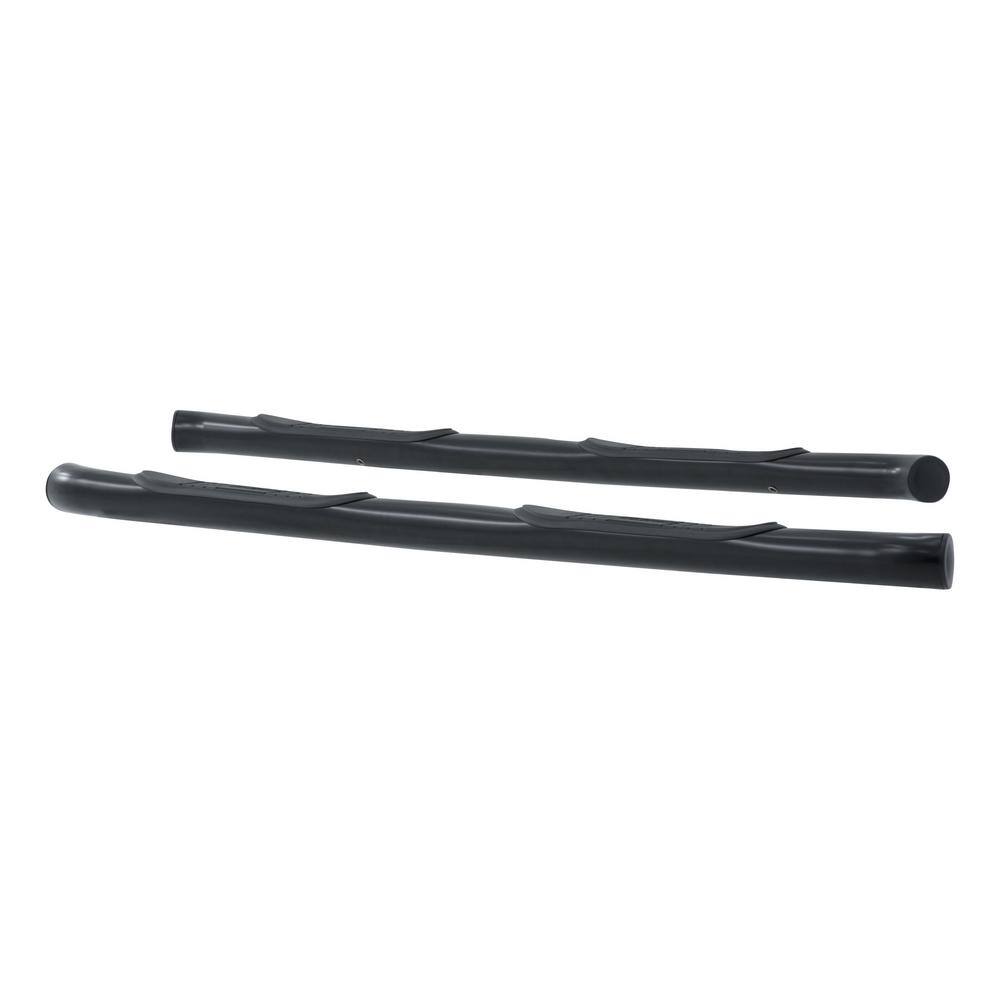 3-Inch Round Black Steel Nerf Bars, No-Drill, Select Honda Pilot - Hercitys