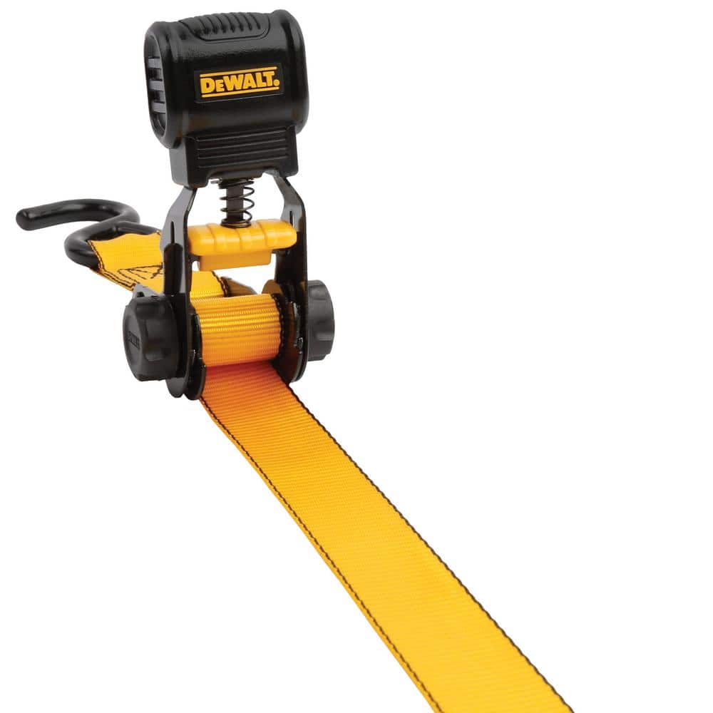 1.0 in. x 12 ft. Ratchet Tie-Down Straps 1500 lbs. Break Strength (4-Pack) - Hercitys