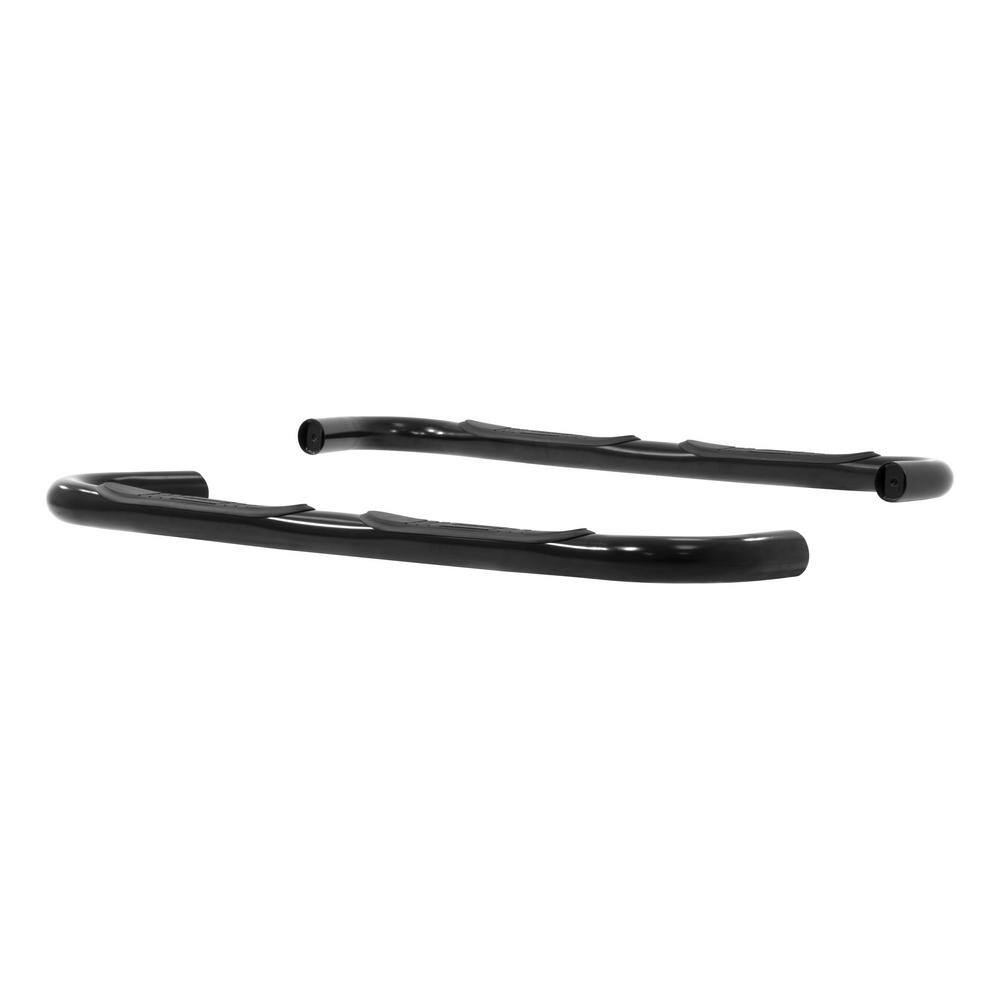 3-Inch Round Black Steel Nerf Bars, No-Drill, Select Jeep Cherokee - Hercitys