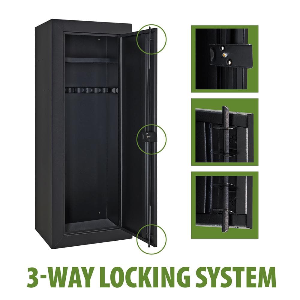 14-Gun 10 cu. ft. Key Lock Security Cabinet - Hercitys