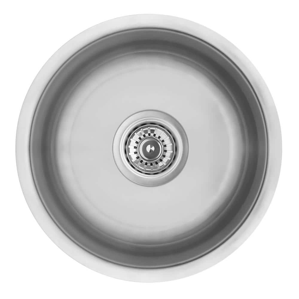 18-Gauge Stainless Steel 15 in. Undermount Bar Sink - Hercitys