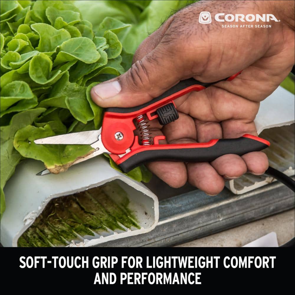 2.25 in. Stainless Steel Blade with Soft Touch Grip Hydroponic Micro Snips - Hercitys