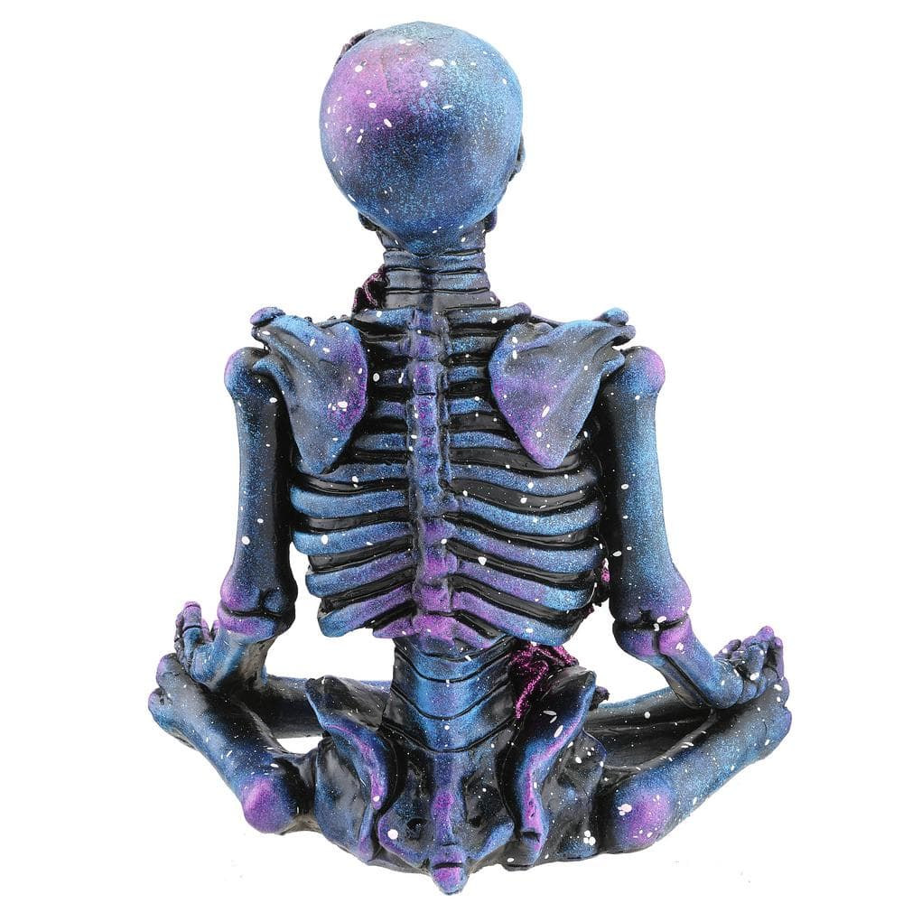 10″ LED Lit Purple Galaxy Skeleton, Battery Operated - Hercitys