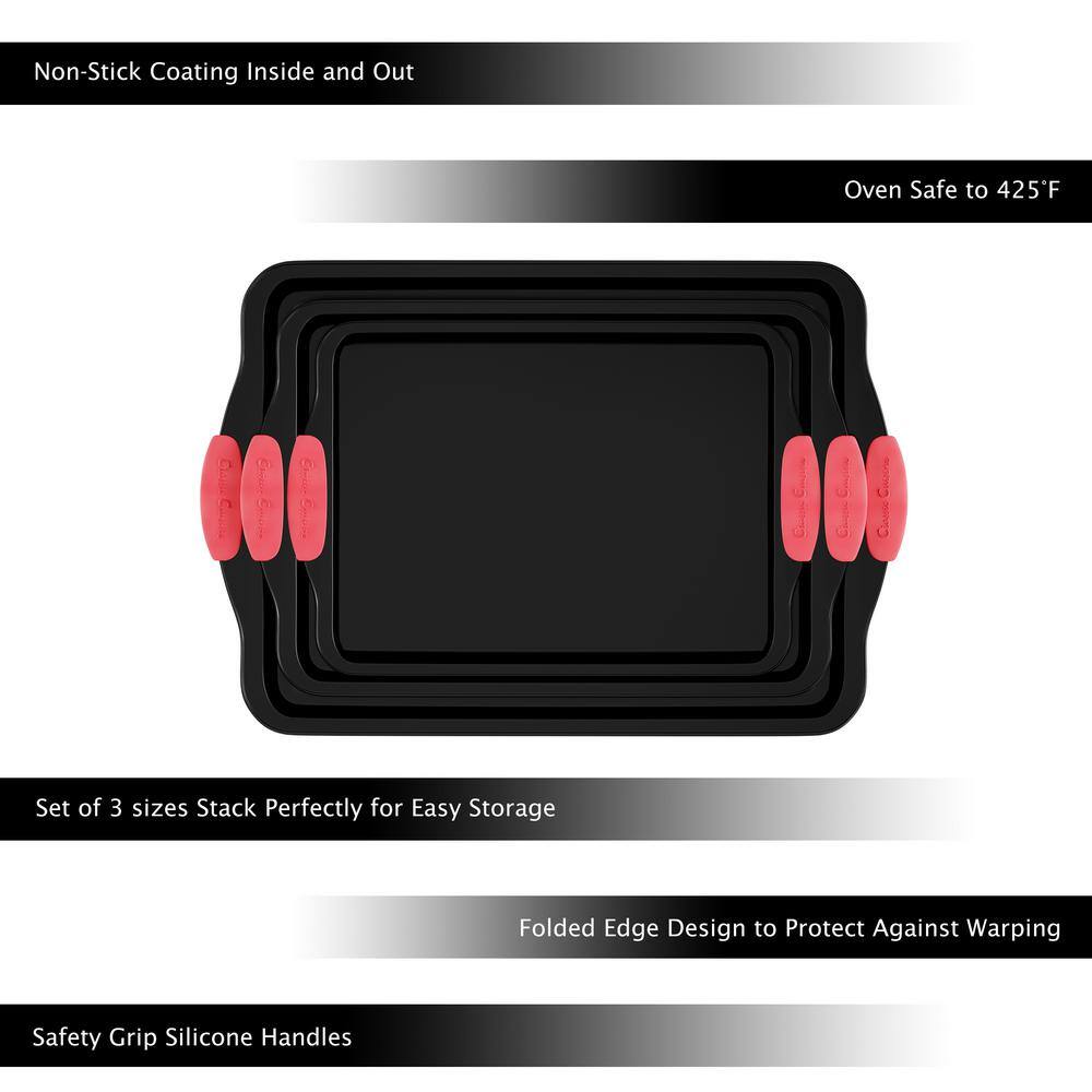 3-Piece Cookie Sheet Set - Hercitys