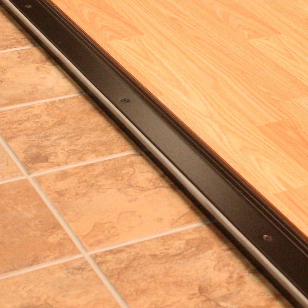 3-1/2 in. x 72 in. Bronze Aluminum Bumper Threshold - Hercitys