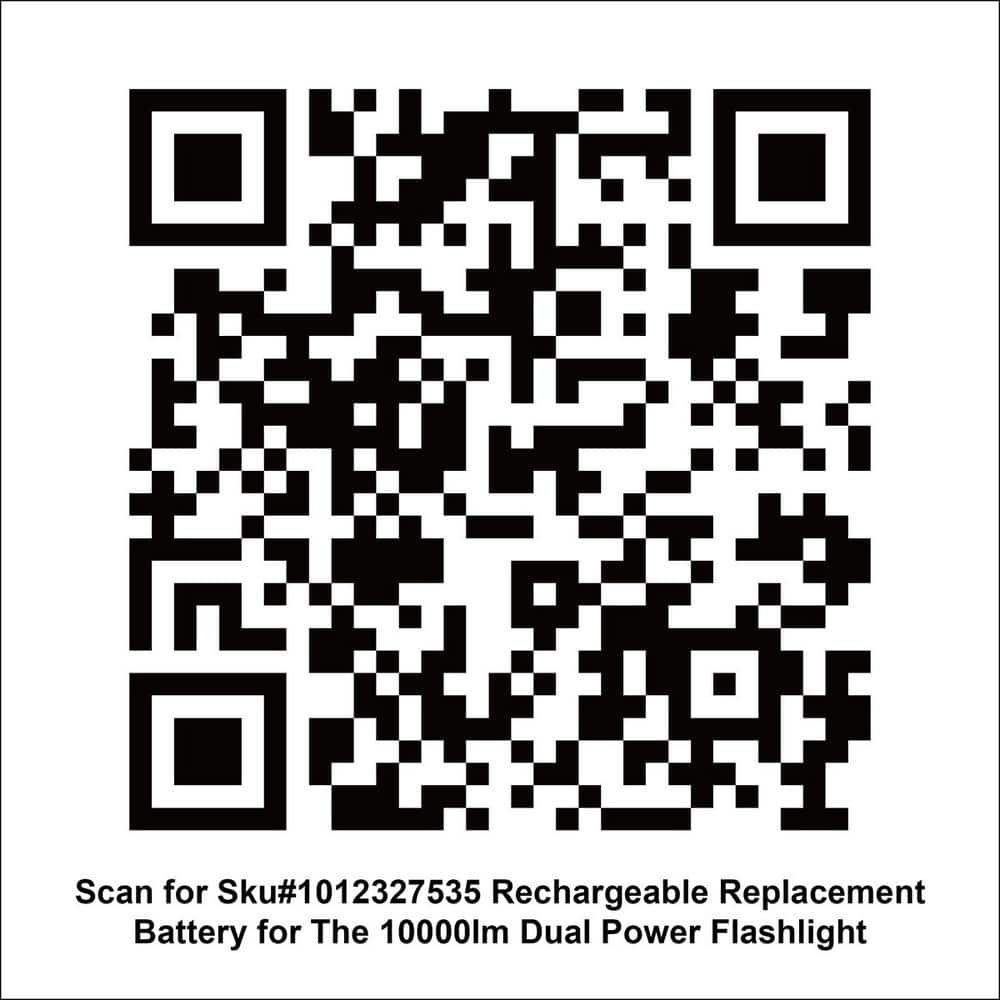 10000 Lumens Dual Power Focusing Aluminum Rechargeable Flashlight - Hercitys