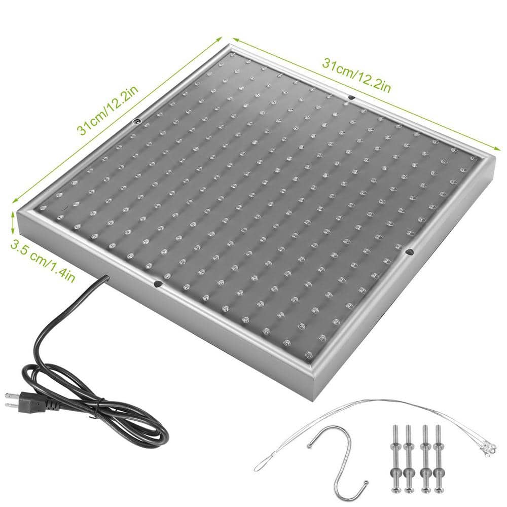 15-Watts LED Grow Light Full Spectrum Hanging 225 LEDs - Hercitys