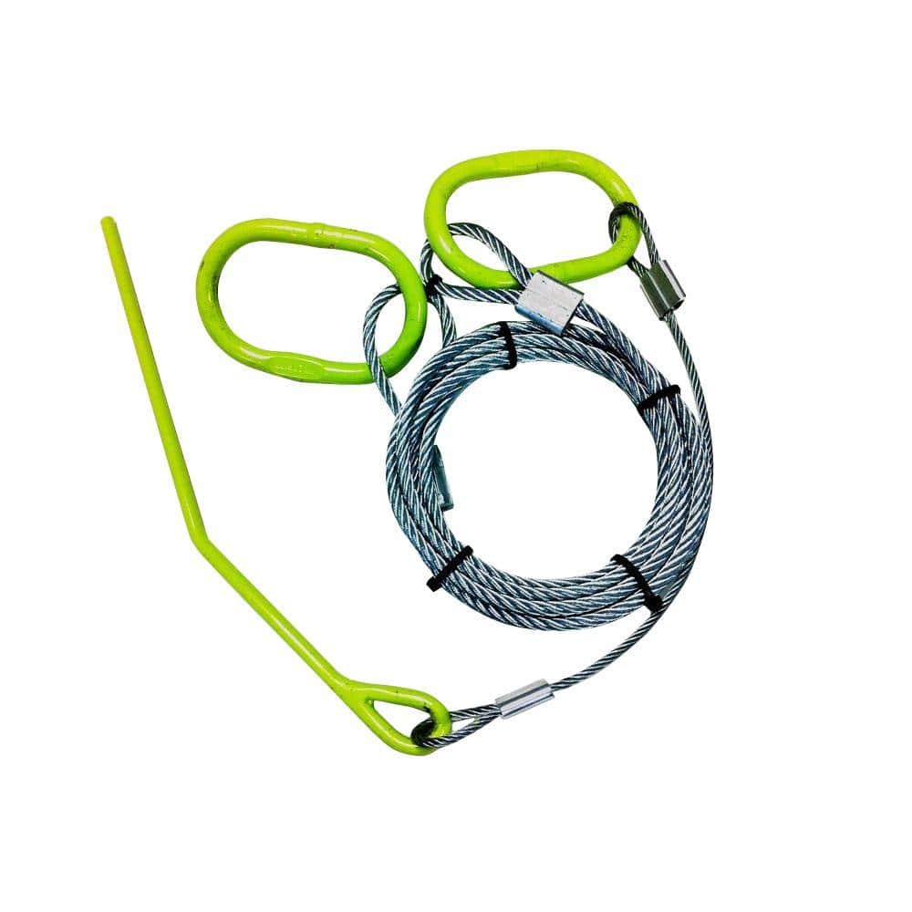 15 ft. Log Choker Cable with Tow Rings for ATVs and UTVs and Lawn Tractors - Hercitys