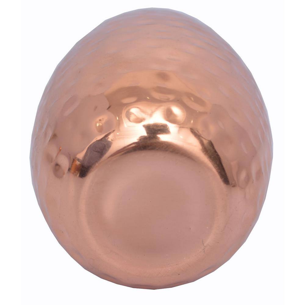 16 oz. Double Wall Hammered Copper Tumbler (4-Pack) - Hercitys